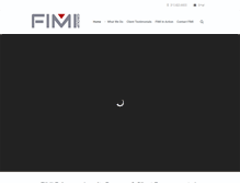 Tablet Screenshot of fimigroup.com